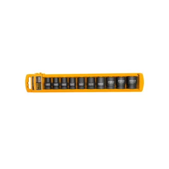   INGCO Set de chei tubulare cu clichet 10 bucăți 1/2" 10-24 mm CrMo