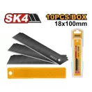 INGCO Lamă de tăiere extra ascuțită, 18 mm (10 buc)