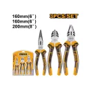 INGCO Set de clește 3 bucăți