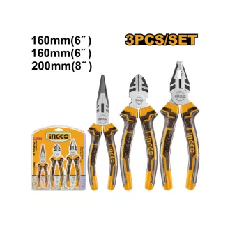 INGCO Set de clește 3 bucăți