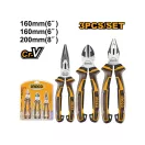 INGCO Set clești 3 piese CrV