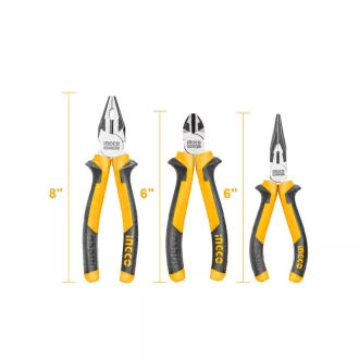 INGCO Set clești 3 piese CrV