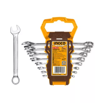 INGCO Set chei combinate 8 piese 6-19 mm CrV
