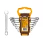 INGCO Set chei combinate 8 piese 6-19 mm CrV