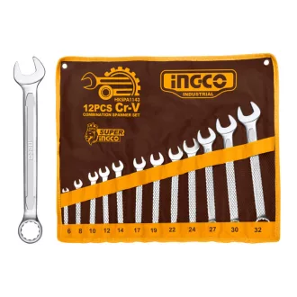 INGCO Set de chei combinate 12 piese 6-32 mm CrV