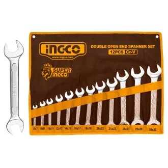 INGCO Set chei fixe 12 piese 6-32 mm CrV