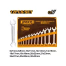 INGCO Set chei fixe 12 piese 6-32 mm CrV