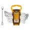 INGCO Set de chei hexagonale 8 piese 6-22 mm CrV