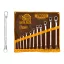 INGCO Set chei hexagonale 12 piese 6-32 mm CrV