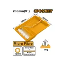 INGCO Set role microfibră pentru vopsit, 3 piese, 230 x 12 x 6 mm