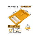INGCO Set de role pentru pictură cu microfibră, 4 piese 230 x 12 x 6 mm
