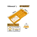 INGCO Set de role de vopsea microfibra 6 piese 100 x 12 x 6 mm