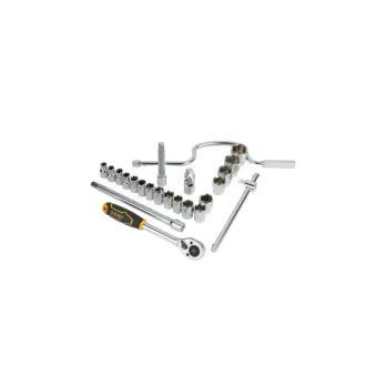 INGCO Set priză 24 piese 1/2" 10-32 mm CrV