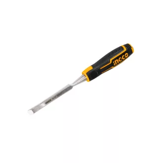   INGCO Set de dălți pentru lemn, 4 piese, 6-25 mm, cu mâner din plastic