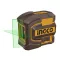 INGCO Laser cu linie încrucișată 3 x AA verde