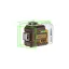 INGCO Laser de nivelare 3D cu acumulator 0-35 m, laser verde, telecomandă 20 V (fără acumulator și încărcător)