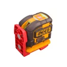 INGCO Laser încrucișat cu acumulator 0-35 m 5,2 Ah cu laser verde și telecomandă