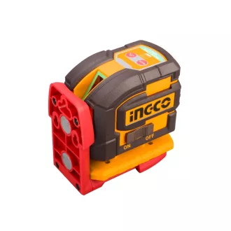   INGCO Laser încrucișat cu acumulator 0-35 m 5,2 Ah cu laser verde și telecomandă
