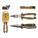 INGCO Clește cu nas lung 160 mm CrV