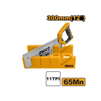 INGCO Cutie de tăiere în unghi de 300 mm + fierăstrău