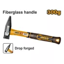 INGCO Ciocan de lăcătuș 300 g cu mâner din fibră de sticlă