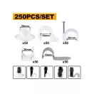 INGCO Set de cleme de fixare pentru pistol cuie beton (250 bucăți)