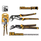INGCO Clește cu pompă de apă 250 mm CrV cu buton de rapiditate
