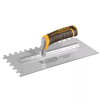   INGCO Mistrie cu dinți 130 x 280 mm inoxidabil 10 x 10 mm cu mâner moale