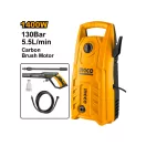 INGCO Mașină de spălat cu presiune înaltă 130 bar 1400 W