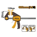 INGCO Menghină cu acțiune rapidă cu o mână 600 x 80 mm
