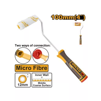   INGCO Trăgător cu microfibră cu mâner 100 x 12 x 6 mm cu mâner moale