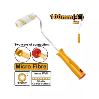  INGCO Role de pictură din microfibră cu mâner 100 x 12 x 6 mm