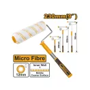 INGCO Trafaret de pictură cu microfibra cu mâner telescopic 230 x 12 x 6 mm cu mâner moale 455-900 mm