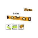 INGCO Nivelă cu apă 600 mm, 3 bule