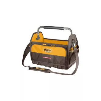   INGCO Geantă pentru scule cu cadru tubular 18 buzunare SUPER STACK
