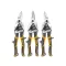 INGCO Set foarfece pentru tăiat tablă, 3 piese, 250 mm