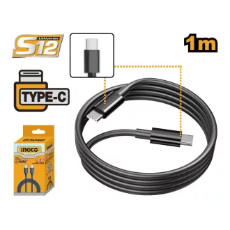 INGCO Cablu de încărcare 1 m 3A (USB-C la USB-C)