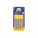 IRWIN Set de lame pentru fierăstrău pendular cu 5 piese, prindere tip T, pentru metal HSS