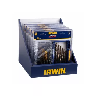   IRWIN Set burghie elicoidale 15 piese HSS PRO cilindrice (1,5-10 mm)