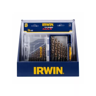   IRWIN Set burghie elicoidale 15 piese HSS PRO cilindrice (1,5-10 mm)