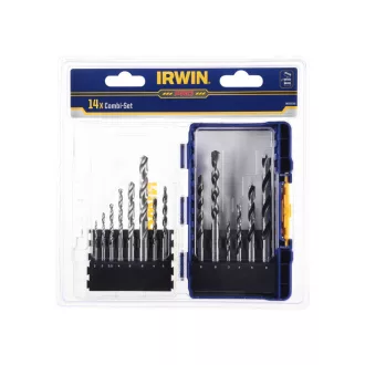 IRWIN Set de burghie elicoidale 14 piese HSS PRO cilindrice