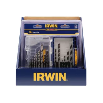 IRWIN Set de burghie elicoidale 14 piese HSS PRO cilindrice