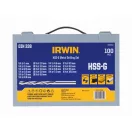 IRWIN Set de burghie elicoidale 100 de piese cilindrice