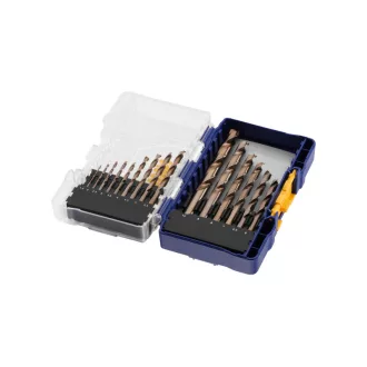   IRWIN Set burghie în spirală 15 piese Cobalt cilindric (1,5-10 mm)