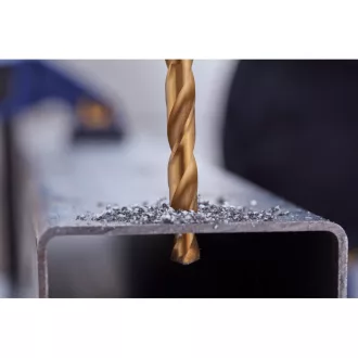   IRWIN Set burghie elicoidale de 15 bucăți TiN cilindric (1,5-10 mm)
