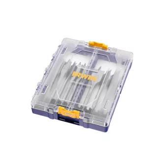   IRWIN Set de burghie pentru lemn 8 piese bit Blue Groove 4x (12-32 mm)