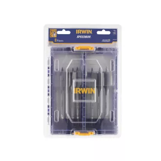   IRWIN Set de burghie pentru lemn 8 piese bit Blue Groove 4x (12-32 mm)