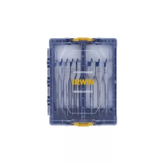   IRWIN Set de burghii plate pentru lemn 8 piese Blue Groove 4x (12 - 32 mm)
