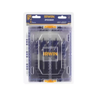   IRWIN Set de burghie plate pentru lemn de 6 piese Blue Groove 6x (16-32 mm)