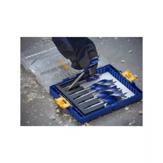   IRWIN Set de burghie plate pentru lemn de 6 piese Blue Groove 6x (16-32 mm)